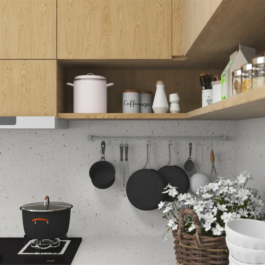 Cocina · Madera natural