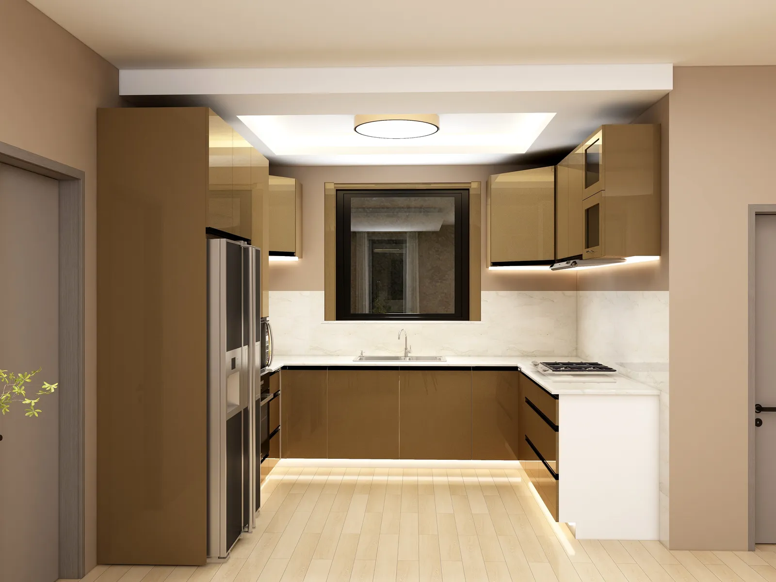 Cocina · Madera natural
