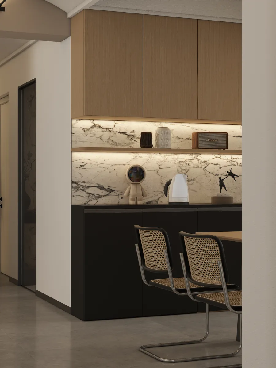 Cocina · Madera natural