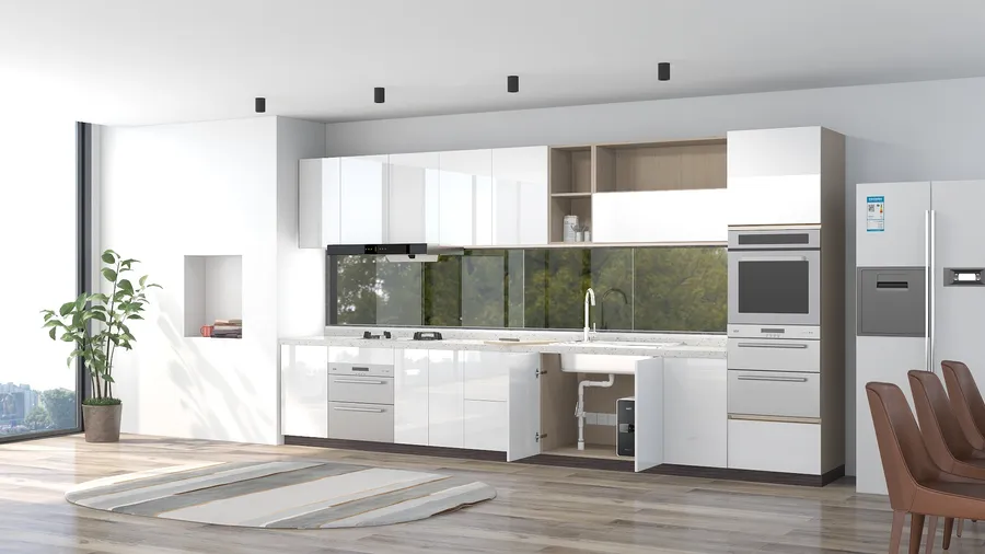 Cocina · Moderna blanca