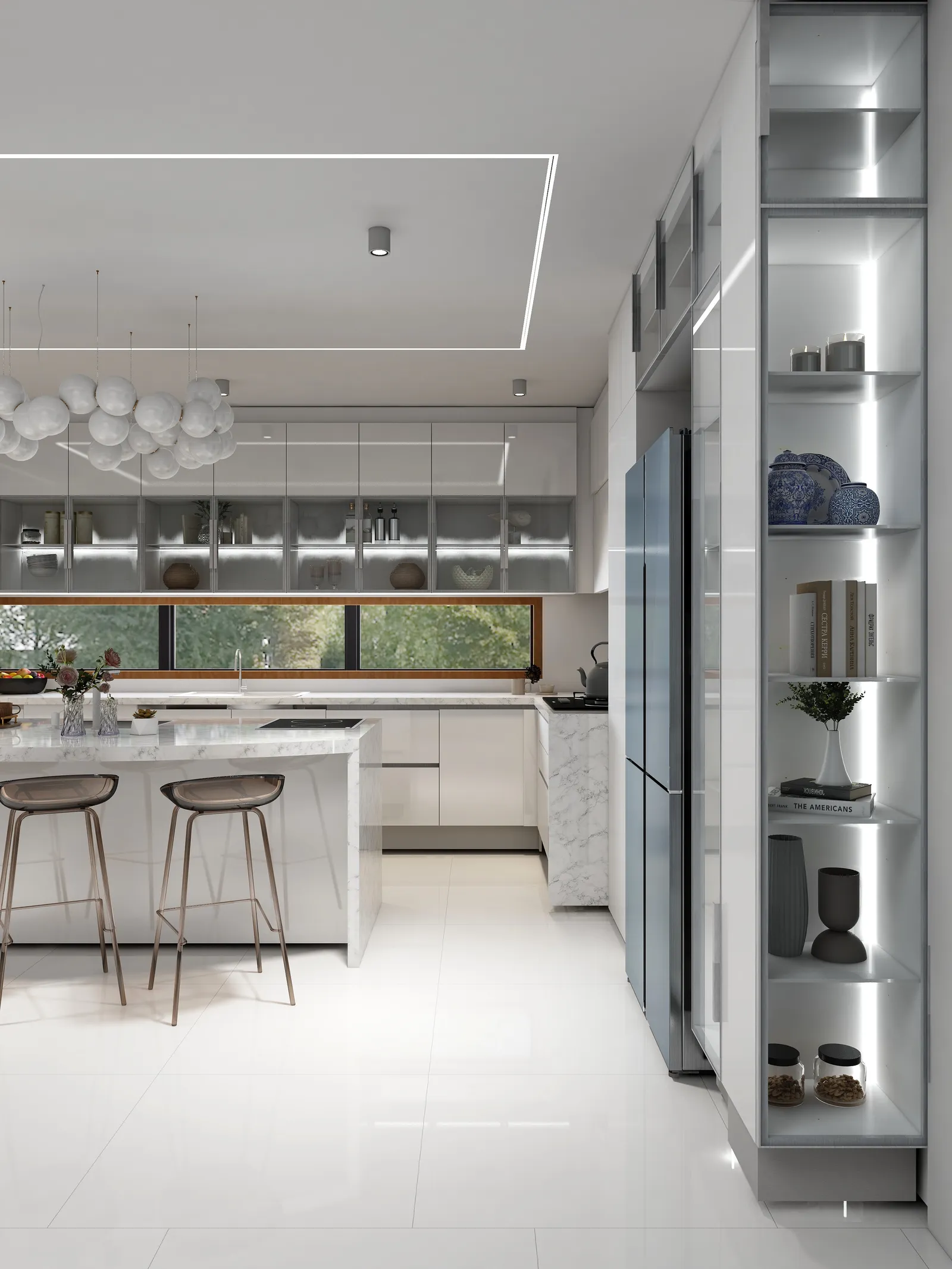 Cocina · Moderna blanca
