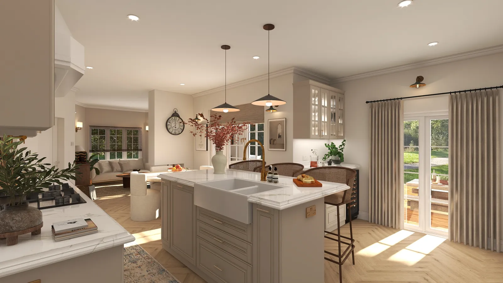 Cocina · Moderna blanca