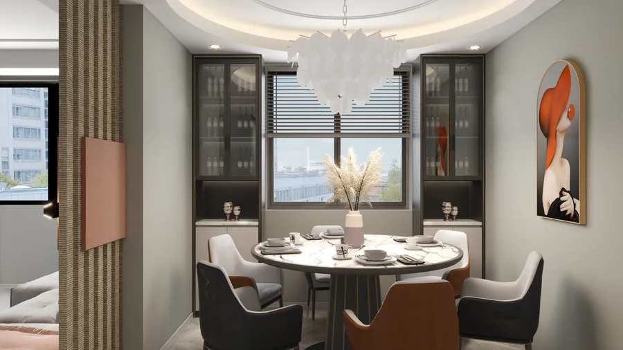 Cocina · Office y comedor