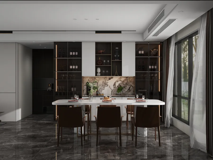 Cocina · Office y comedor