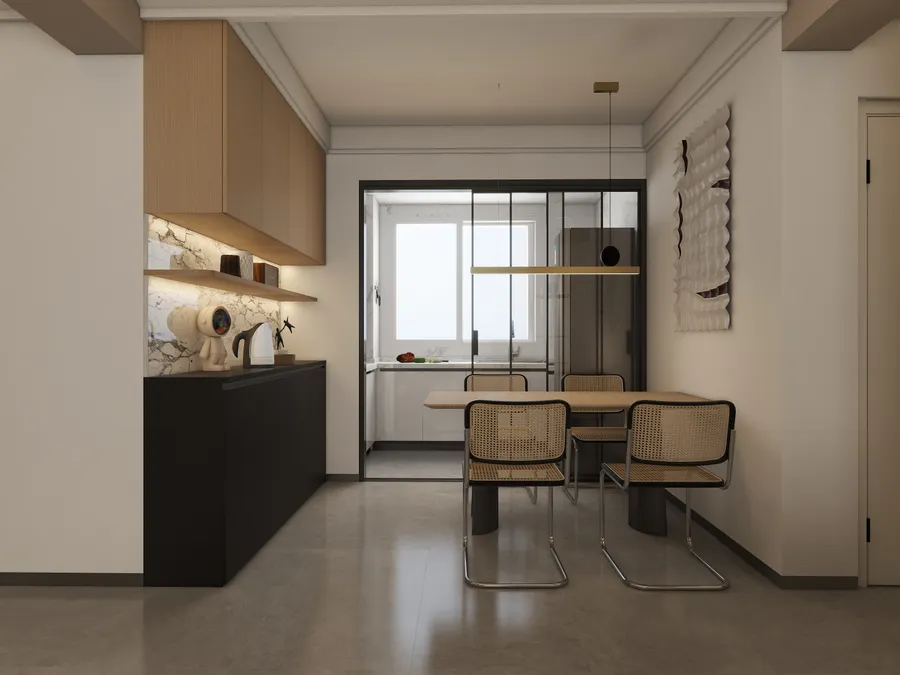 Cocina · Office y comedor
