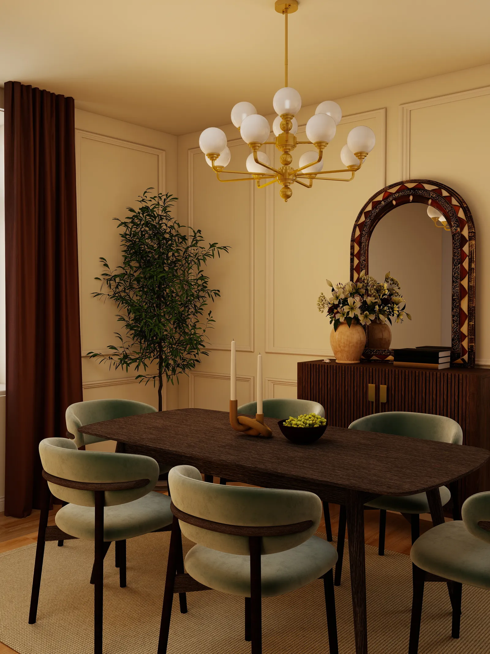 Cocina · Office y comedor