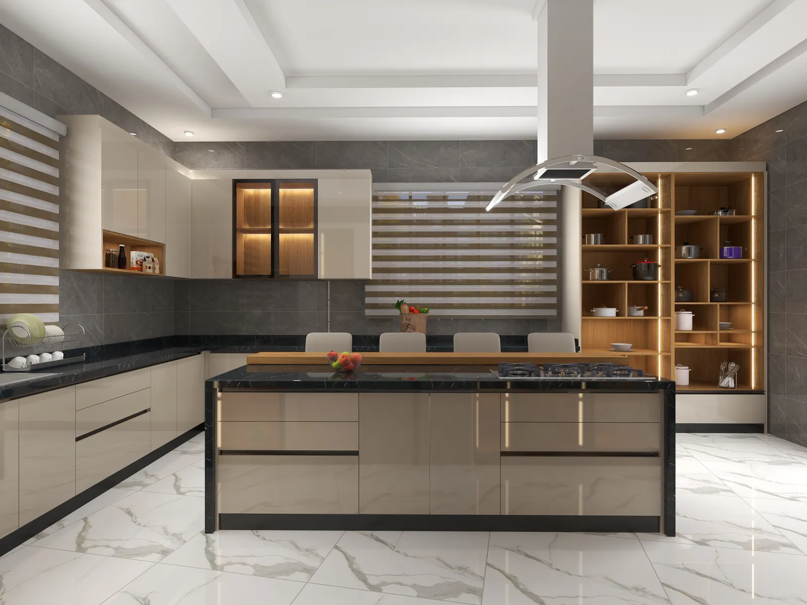 Cocina · Oscura y premium